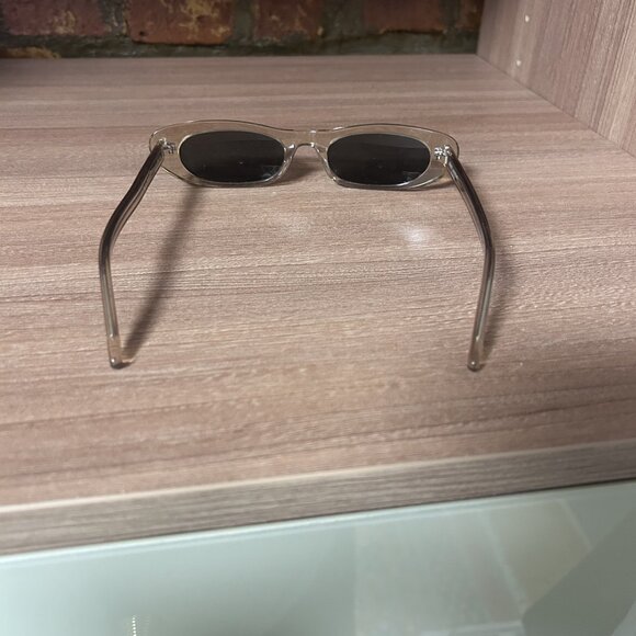 Saint Laurent SL 557 SHADE Sunglasses in Nude Tan - Picture 6 of 9